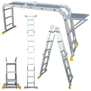 Buy Multi-Purpose folding ladder c/w platform in Dubai