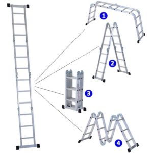 Buy Multi-purpose Folding Aluminium Ladder in Dubai