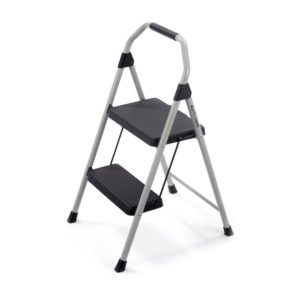 Buy 2-Step Compact Steel Step Stool with 225 lb. Load Capacity Type II Duty Rating in Dubai