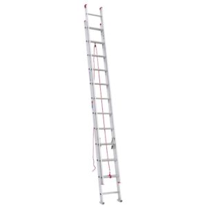 Buy 24 ft. Aluminum D-Rung Extension Ladder with 200 lb. Load Capacity Type III Duty Rating in Dubai