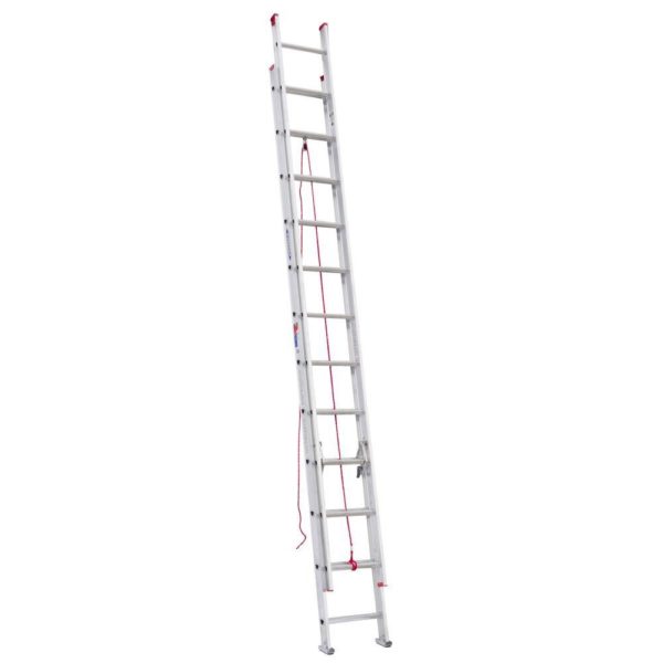 Supplier of 24 ft. Aluminum D-Rung Extension Ladder with 200 lb. Load Capacity Type III Duty Rating in Dubai
