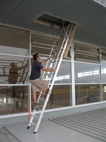 Supplier of Commercial Big Boss Aluminium Attic/Ceiling Ladders in Dubai