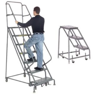 Buy Steel Rolling Warehouse Ladders in Dubai