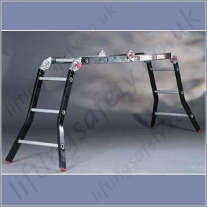 Buy Professional Use Multi-Purpose Six Hinge Ladder with Optional Platform in Dubai