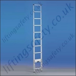 Buy Telescopic Aluminium Ladder - Height Range 0.80m to 3.80m in Dubai