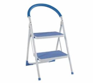 Buy Steel Two-Step Ladder in Blue in Dubai